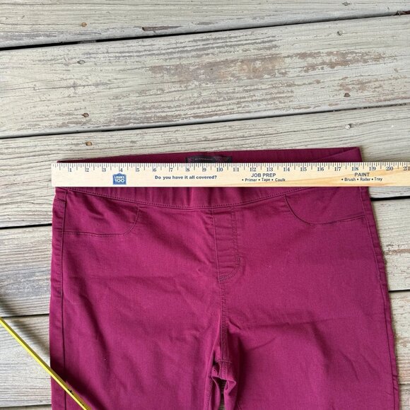 No Boundaries Pull On Skinny Stretch Pants Women Juniors XXL 19 Garnet Maroon - Picture 6 of 11